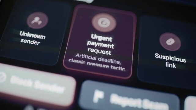 Urgent payment card explains artificial deadline tactic