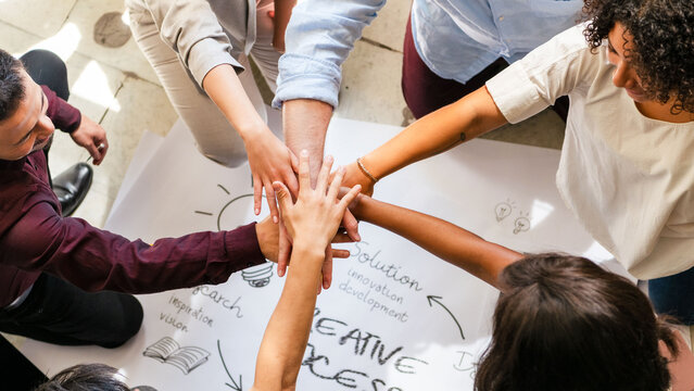 Teamwork collaboration brainstorming success photo