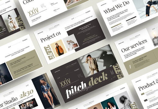 Creative Pitch Deck Presentation Template