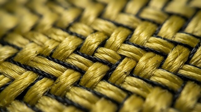Woven golden straw or rattan texture with interlocking diagonal pattern