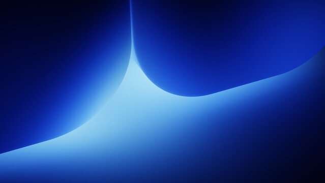 Gradient geometric background with sweeping arc and bright center