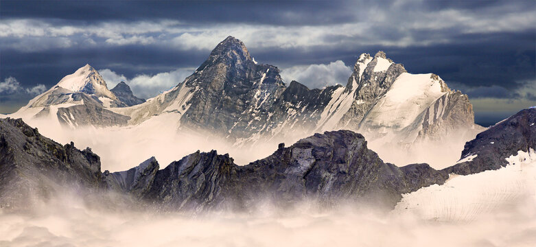 Ortler, Gebirgsgruppe, S&uuml;dliche Ostalpen, Italien, Europa, Panorama 