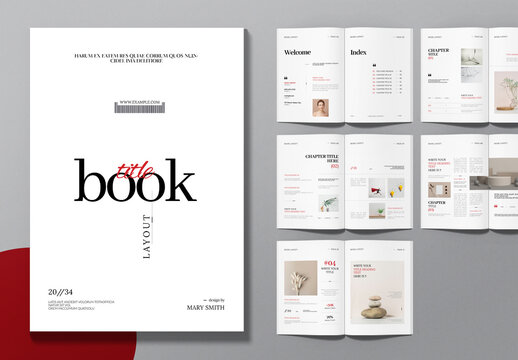 Book Template Layout