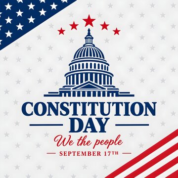 Happy Constitution and citizenship day United States Of America September 17TH background vector illustration
