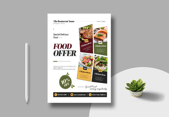 Food Poster Template Layout