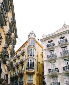 Ornate European City Architecture Facades