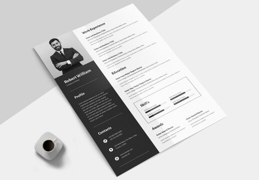 Minimalist Creative Resume and Cover Letter Layout