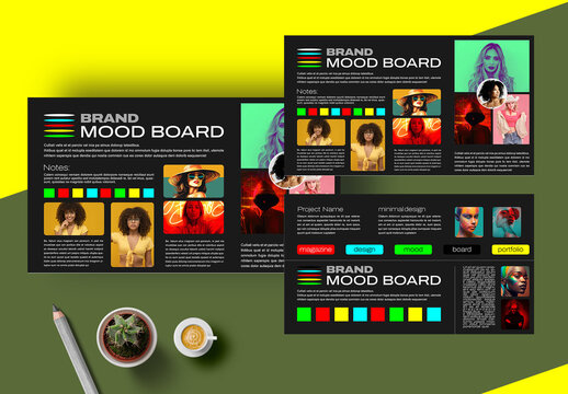 Modern Creative Mood Board Design Template