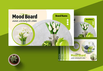 Mood Board Template Layout