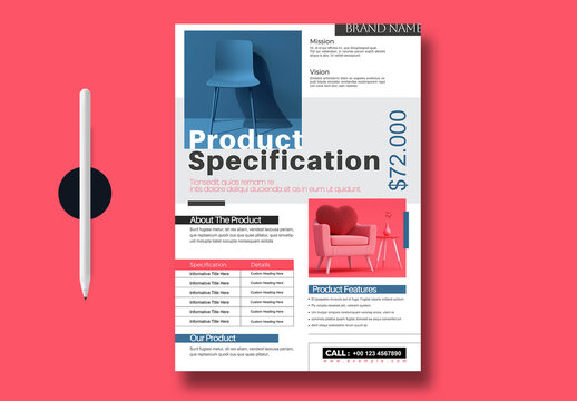 Modern Product Catalog Design Template