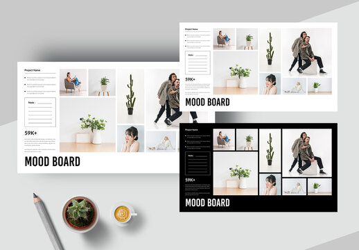 Mood Board Template Design