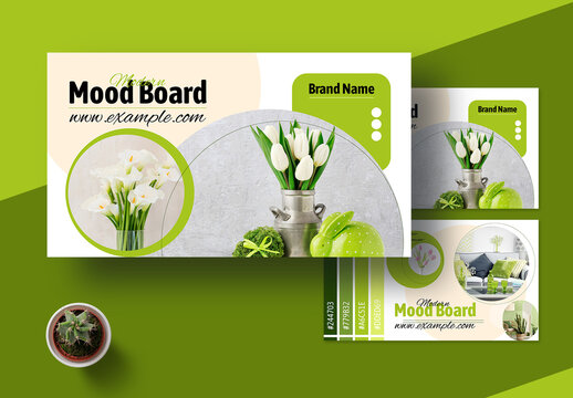Mood Board Template Layout