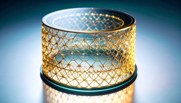 Sapphire wafer with gold resonator loops as a qubit concept