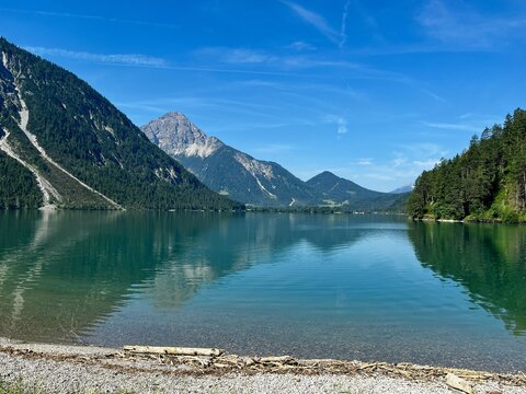 Lake Plansee in Bavaria, Germany
