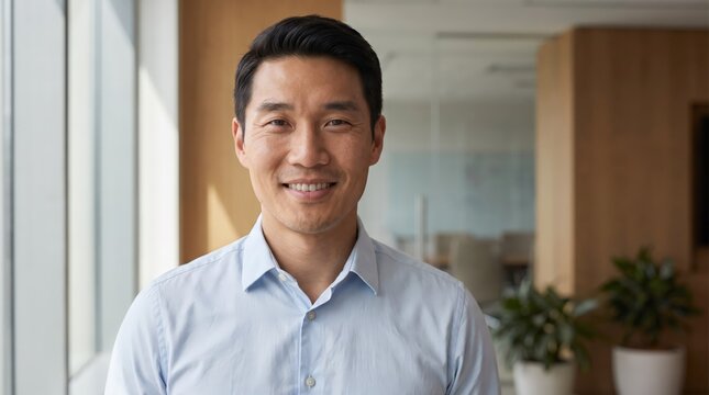 Businessman portrait in office