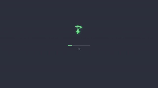Download Process Microinteraction Animation for Web and Mobile Ui Showing Progress Bar and Completion