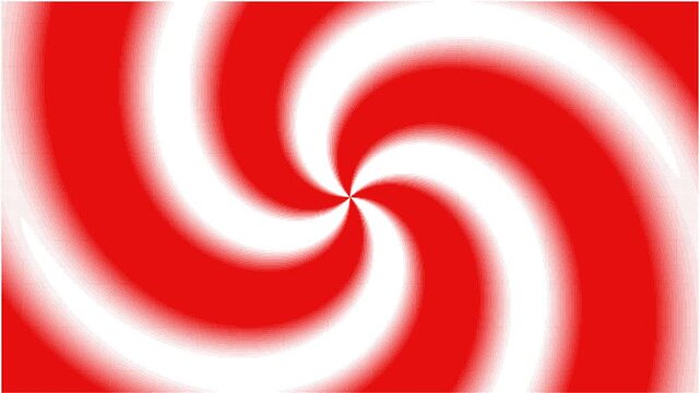 Red and white peppermint spiral motion background patterns