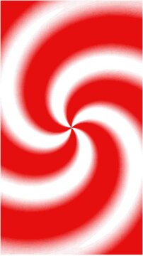 Red and white abstract spiral motion background