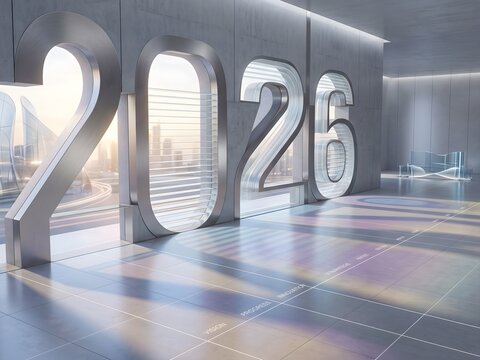 Architectural Interior Hallway Daylight Projection 2027 Concept