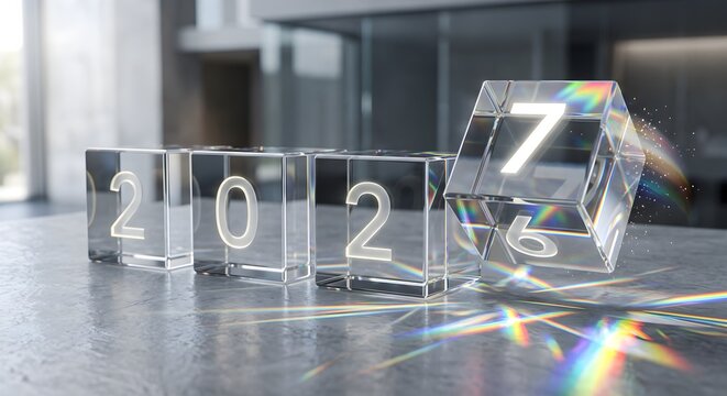 Clear Crystal Glass Prism Cube Refraction 2027 Photography