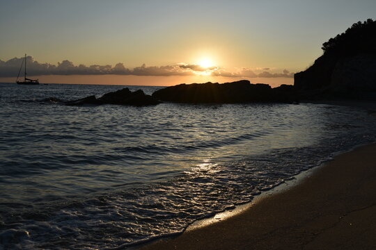 sunset at the beach
