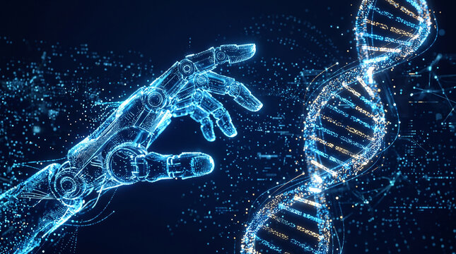 Advancements in genetic engineering and artificial intelligence a futuristic fusion of human and machine