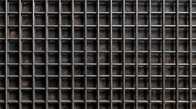 Metal Grid Texture for Industrial Background