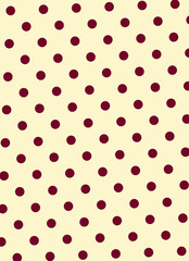 Purple Halloween Background With Black Polka Dots © Annie
