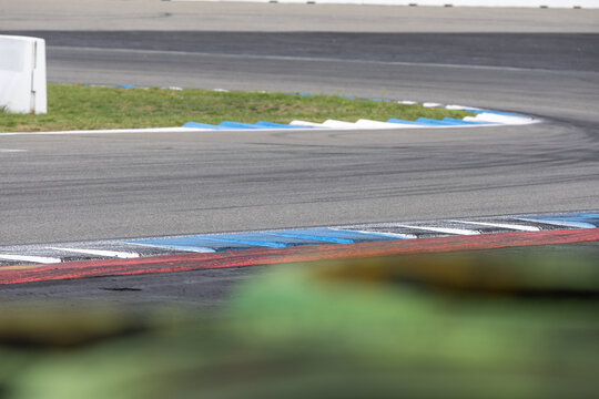 Nahaufnahme einer Motorsport-Rennstrecke