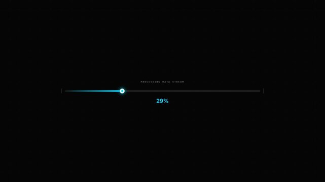 Abstract Progress Bar Animation - Loading Concept