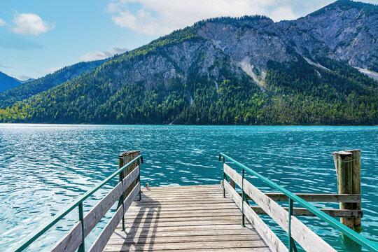 Anlegesteg am Plansee, &Ouml;sterreich