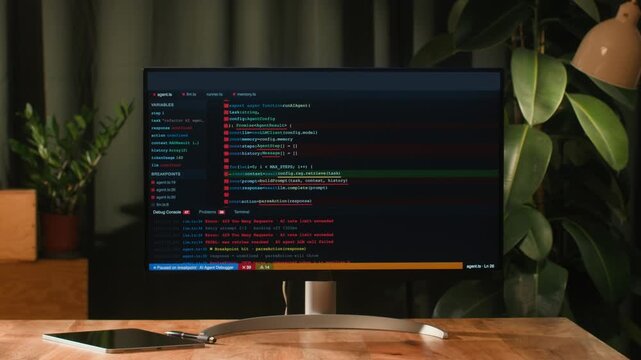 AI Agent Coding Autonomously Two PCs Laptop No Human