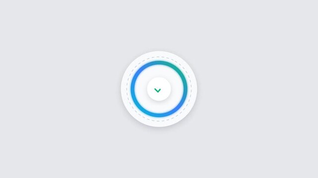 Digital download progress bar icons showing loading stages