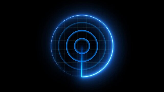 Glowing neon shield icon over a digital world map visualizing global cybersecurity and protection.