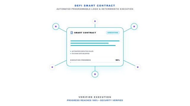 DeFi Smart Contract Lifecycle and Automated Blockchain Execution