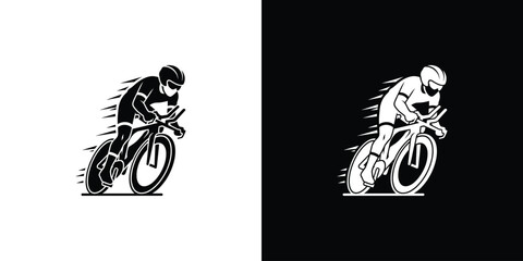 Fototapeta premium Cyclist In Motion