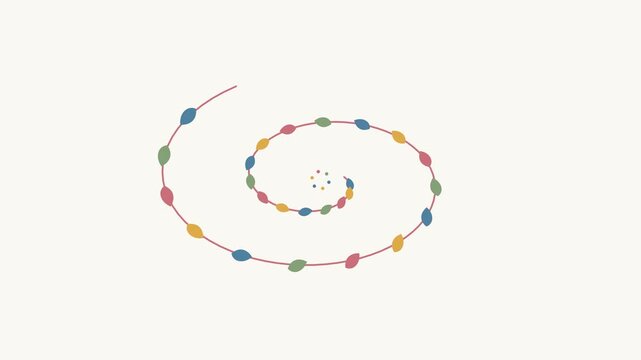 Botanical Leaf Shapes Following Spiral Trajectory