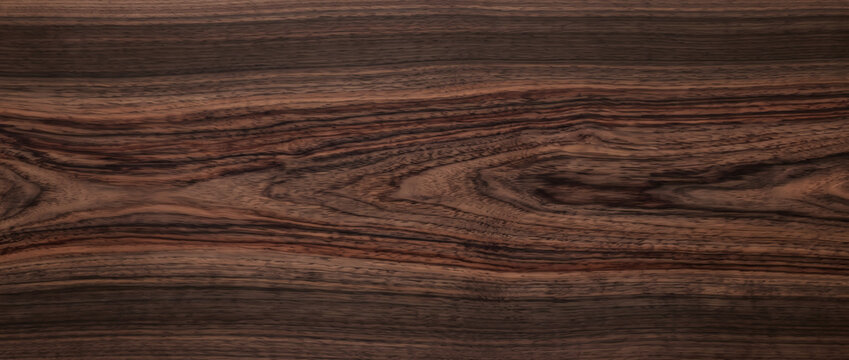Rosewood texture background showing exotic dark brown timber grain with rich reddish streaks for premium furniture design use