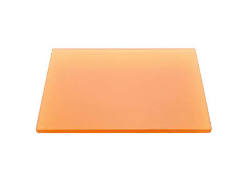 Smooth rectangular cutting board made of light-colored wood material.