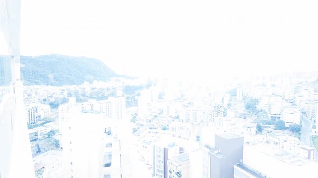 Blue Dawn Timelapse Over Juiz de Fora Hillside Buildings