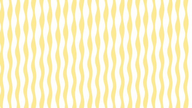 Gentle Yellow and White Vertical Wavy Stripes Seamless Pattern Background