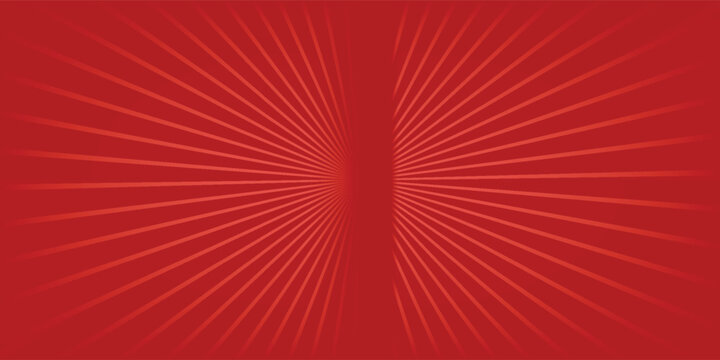 Abstract radial zoom blur surface of red and white tones. Abstract background with radial, radiating, converging lines.