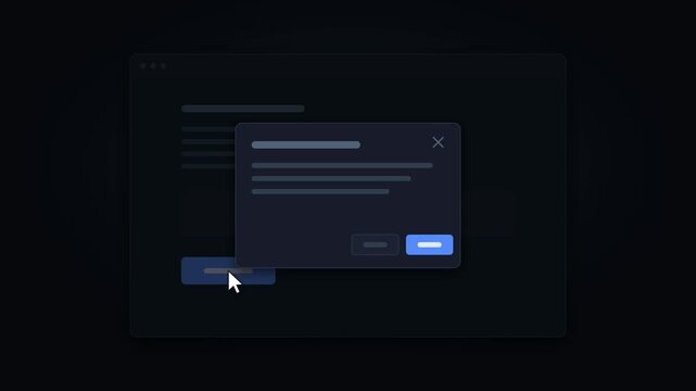 Mouse Cursor Clicks Opening Modal Dialog Box
