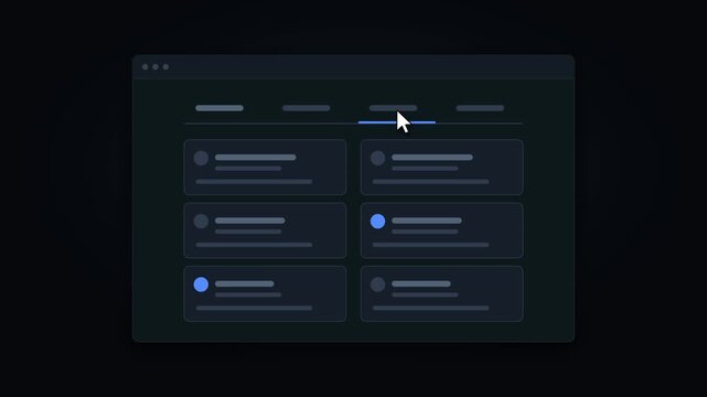 Mouse Click Switches Interface Tab Panel