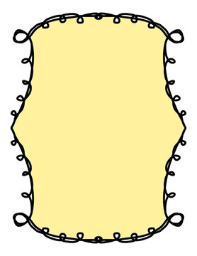 Worksheet border cover page