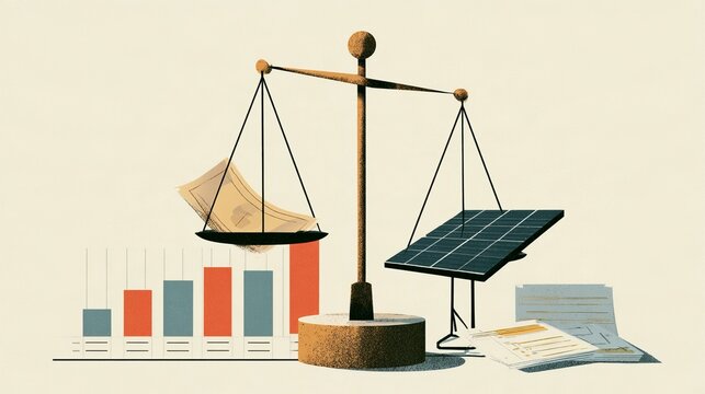 Justice and Sustainability: Weighing Financial Considerations for Solar Energy Investments in an Economic Context