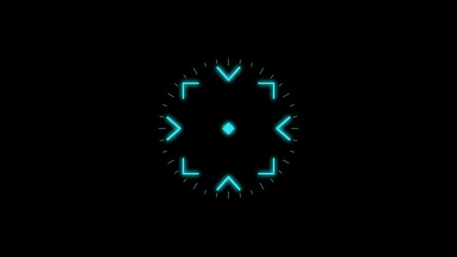Sci Fi HUD Target Arrow Marker Loop
