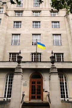 20-23 Lincoln's Inn Fields building in Holborn area of London, UK. The monumental building was used as headquarters of Royal Canadian Air Force during World War 2.