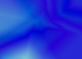 Obraz premium Abstract blue background with smooth gradient and soft light waves