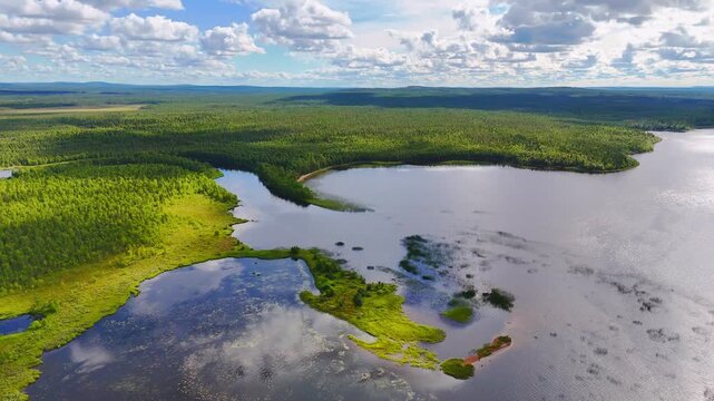 Vikajarvi Landscape, Finnish Lapland
